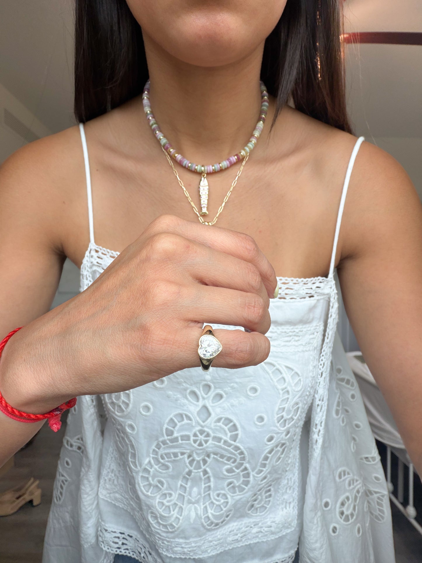 Heart Glow Pinky Ring