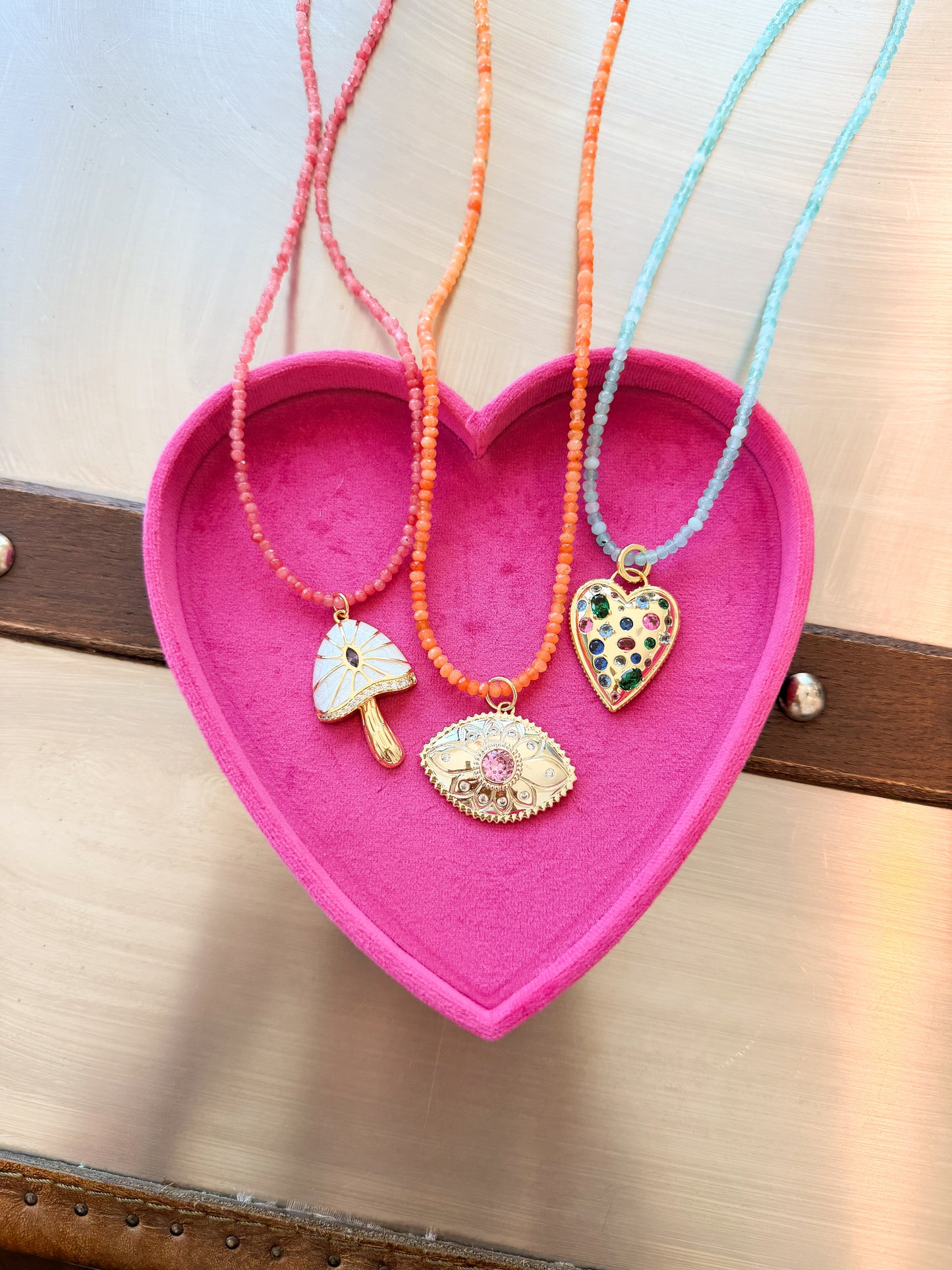 Radiant Petal Eye Charm