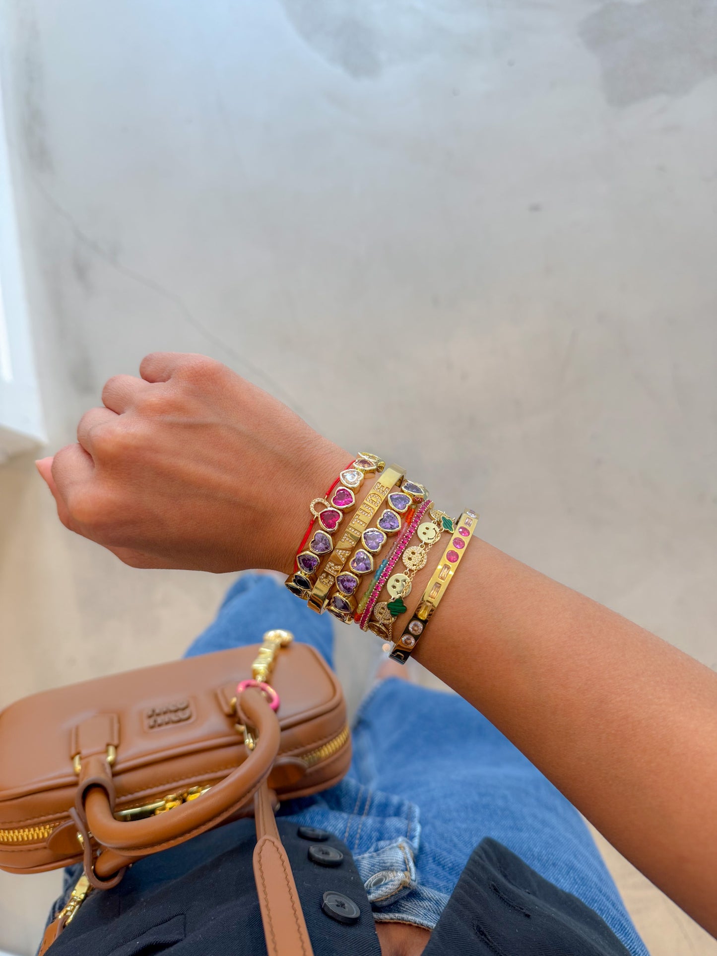 Rainbow Stretchy Bracelet