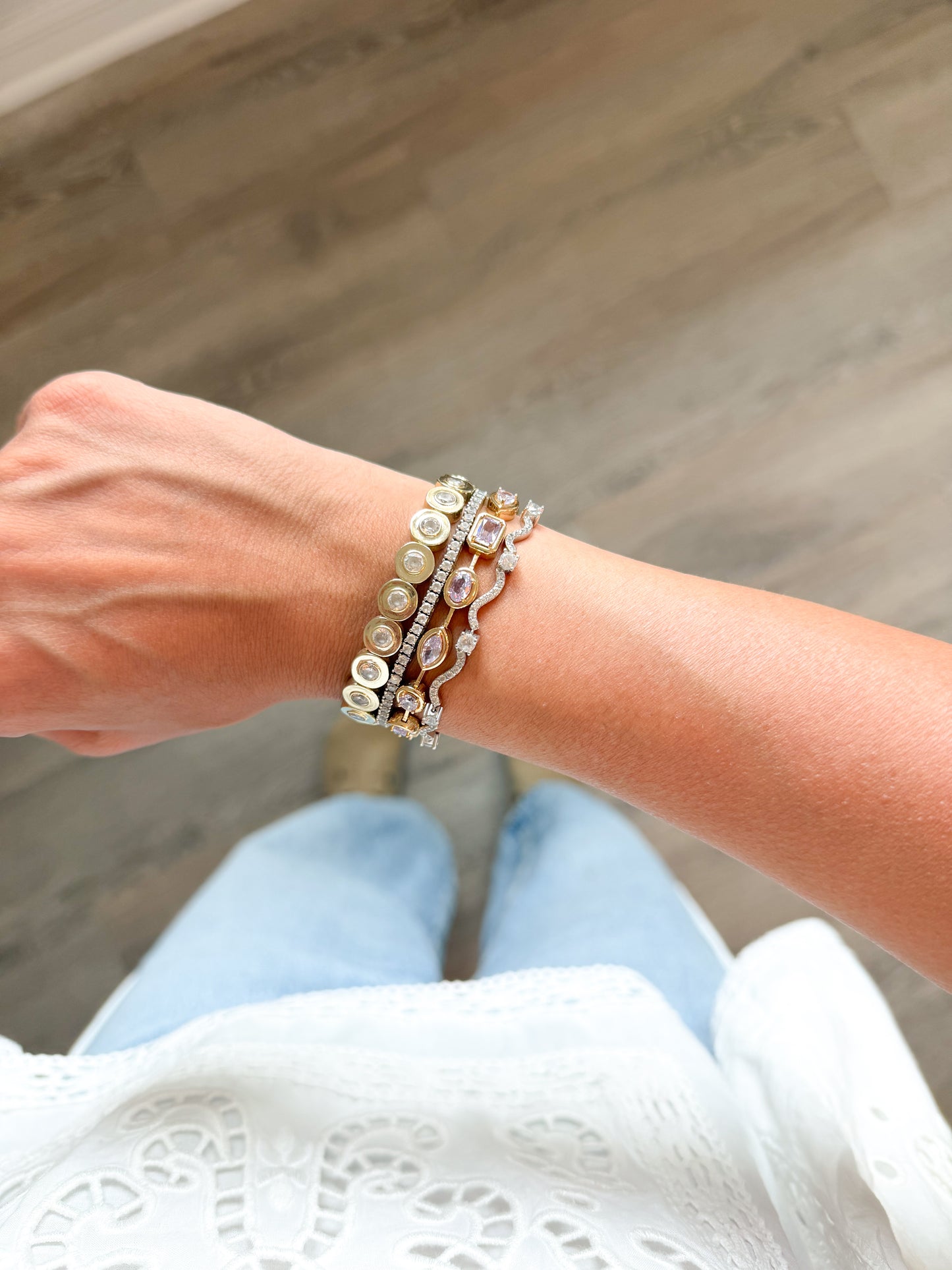 Lavender Mosaic Bracelet