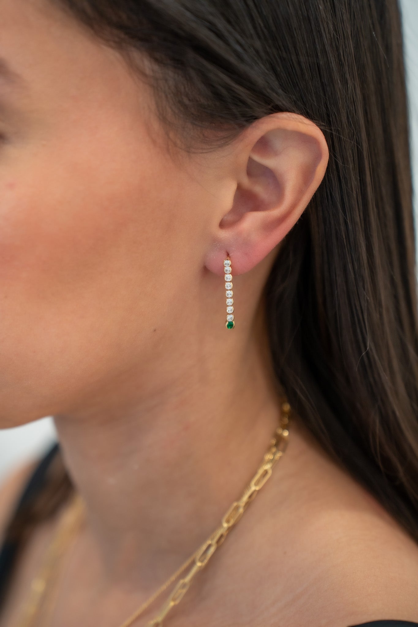Green Earring