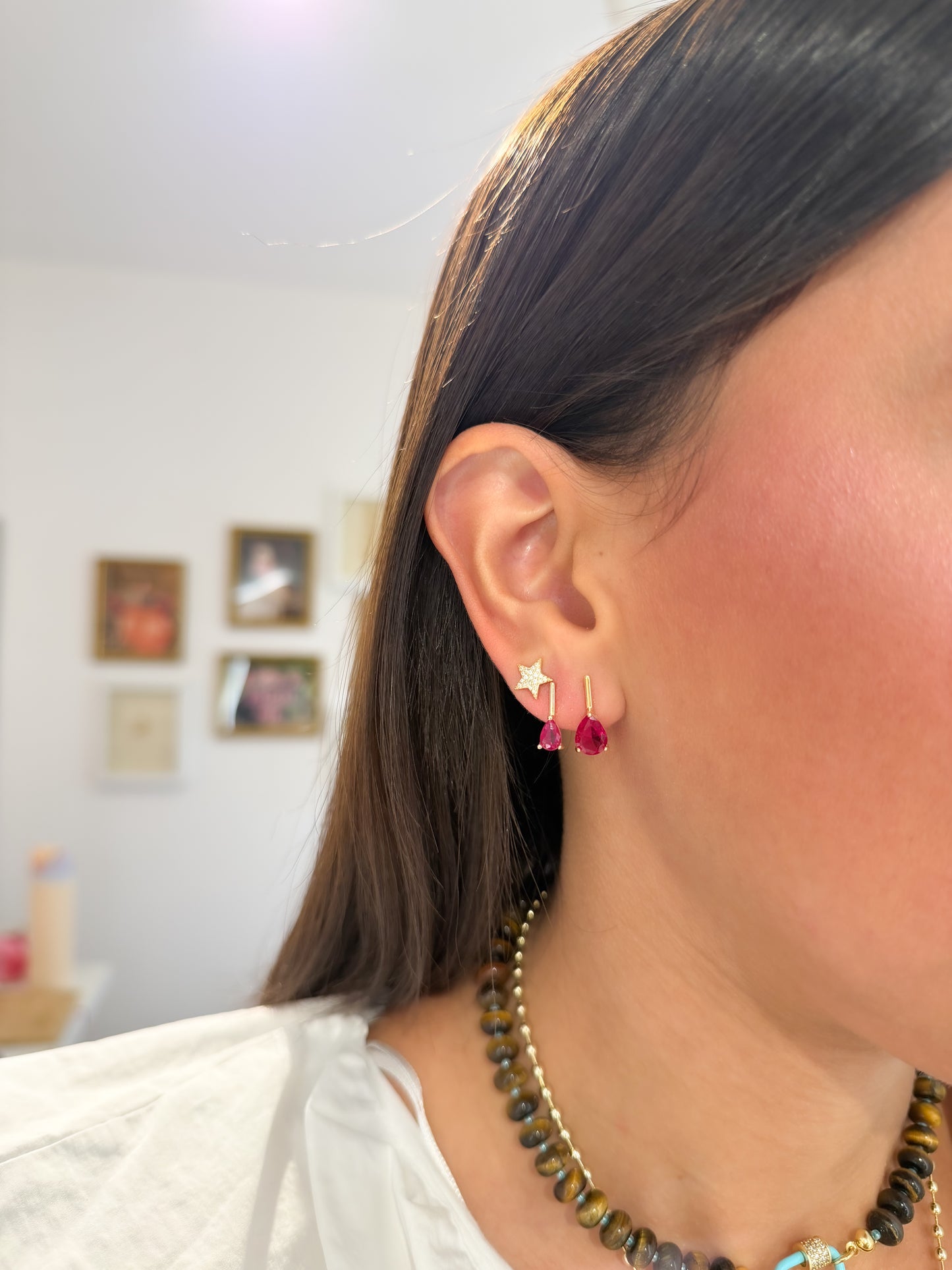 Hot Pink Drop Médium