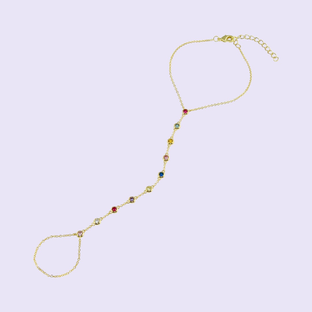 Rainbow Hand Chain