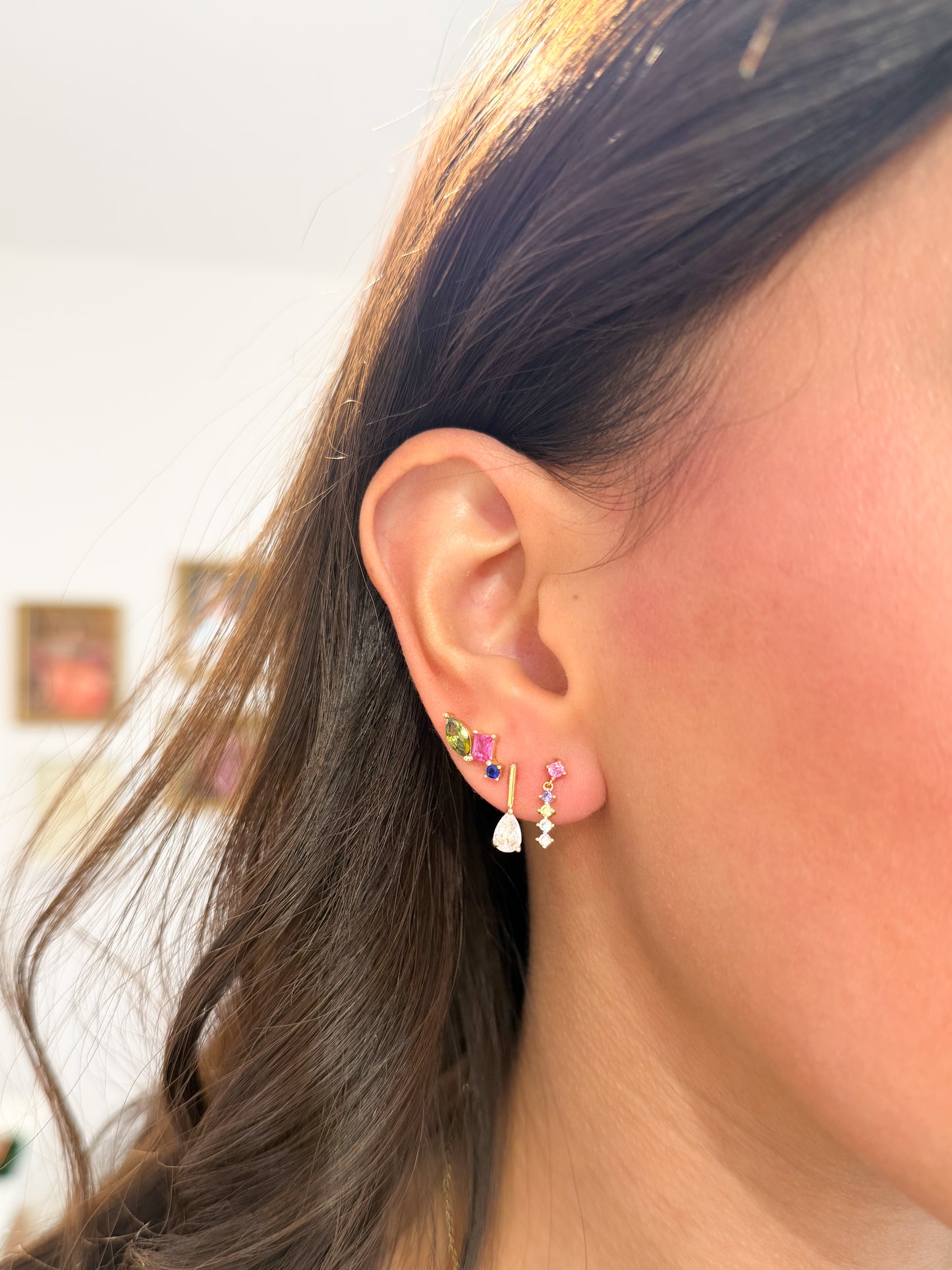 Rainbow Spark Studs