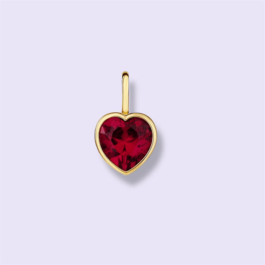 HEART CHARM (RED)