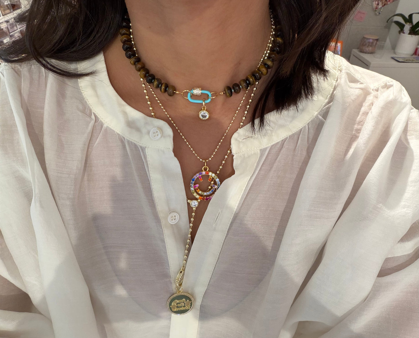 Turquoise Tiger Necklace