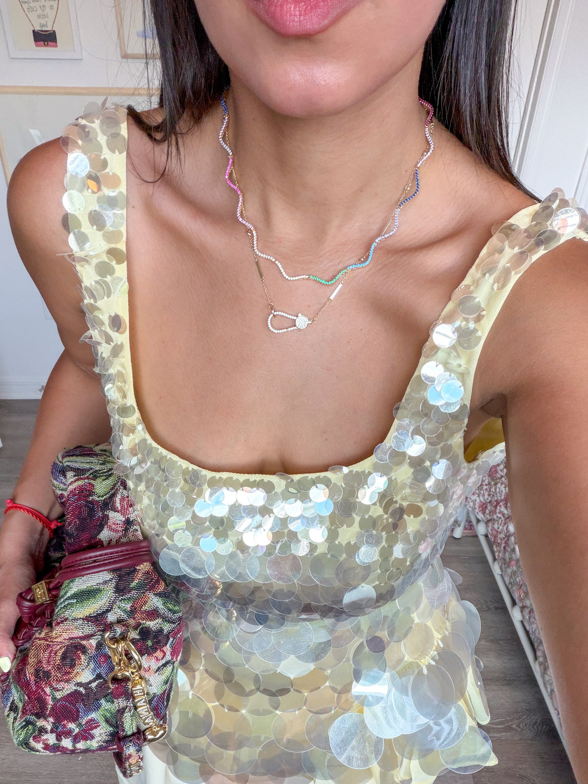 Rainbow Wavy Necklace