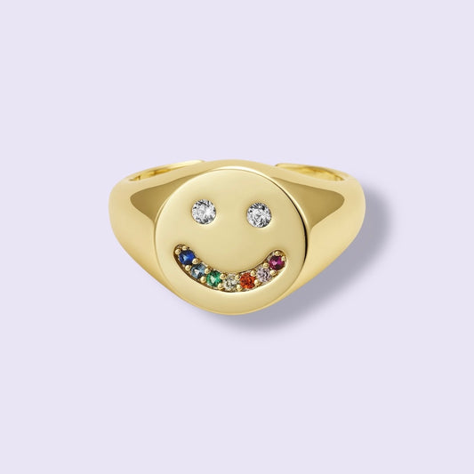 Happy face Ring