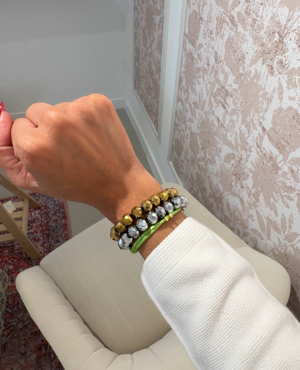 Disco Bracelet (Dorado)