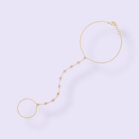 Pink Hand Chain