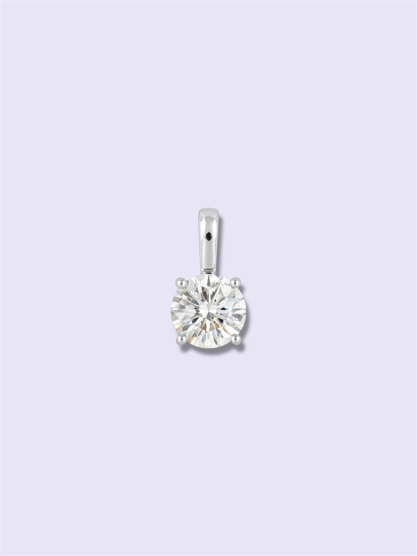 Silver Glow Charm