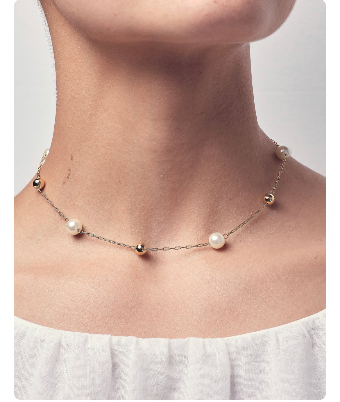 Choker Pearl and ball