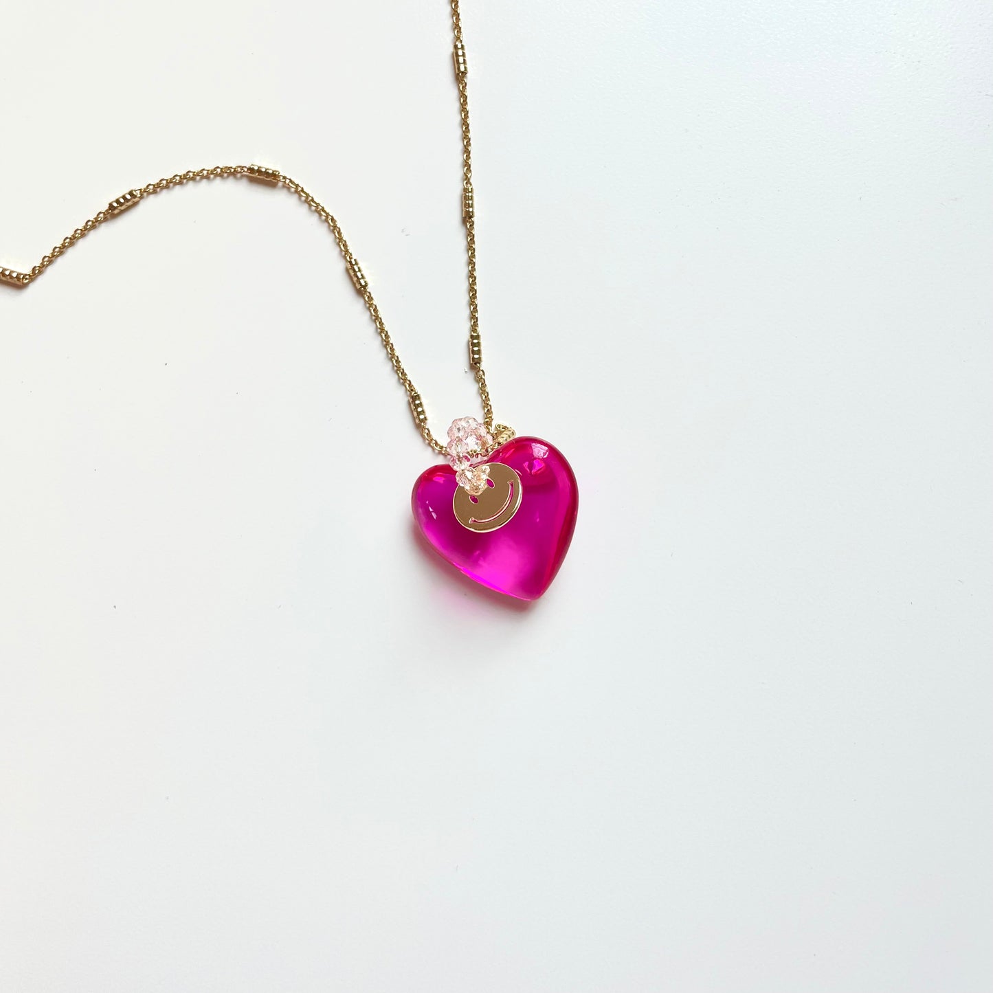 Amour Necklace (Fucsia)