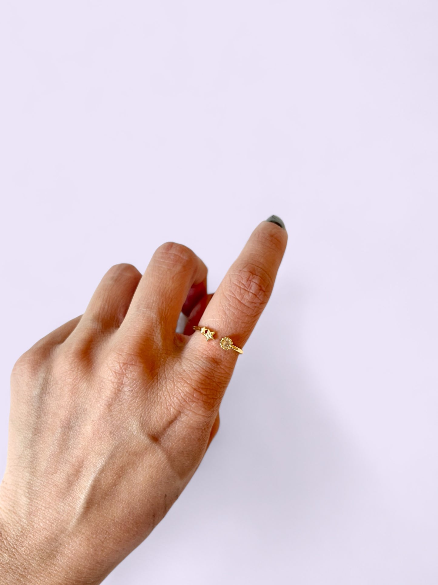 Anillo con estrella