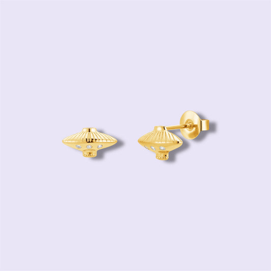 Spaceship Earrings