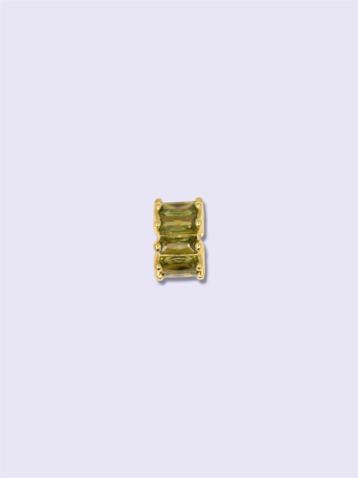 Olive Carrousel Spacer Pendant