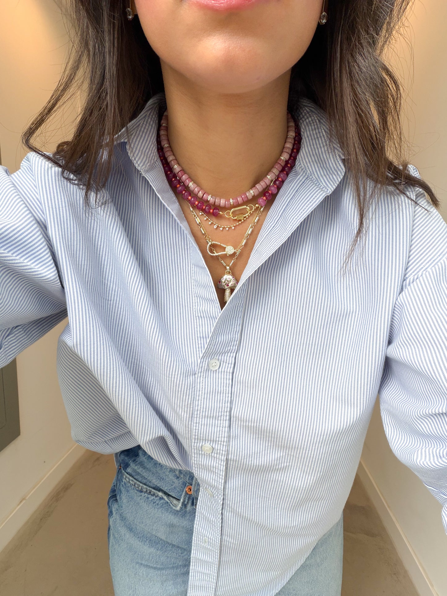Dusty Pink choker