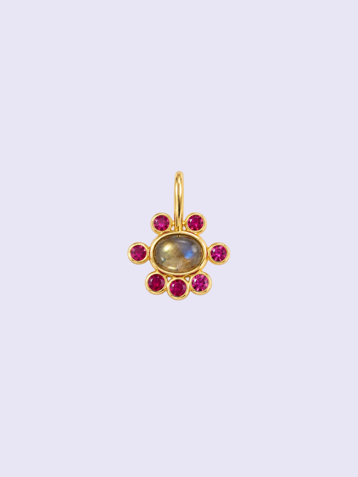 Labradorite Bloom Pendant