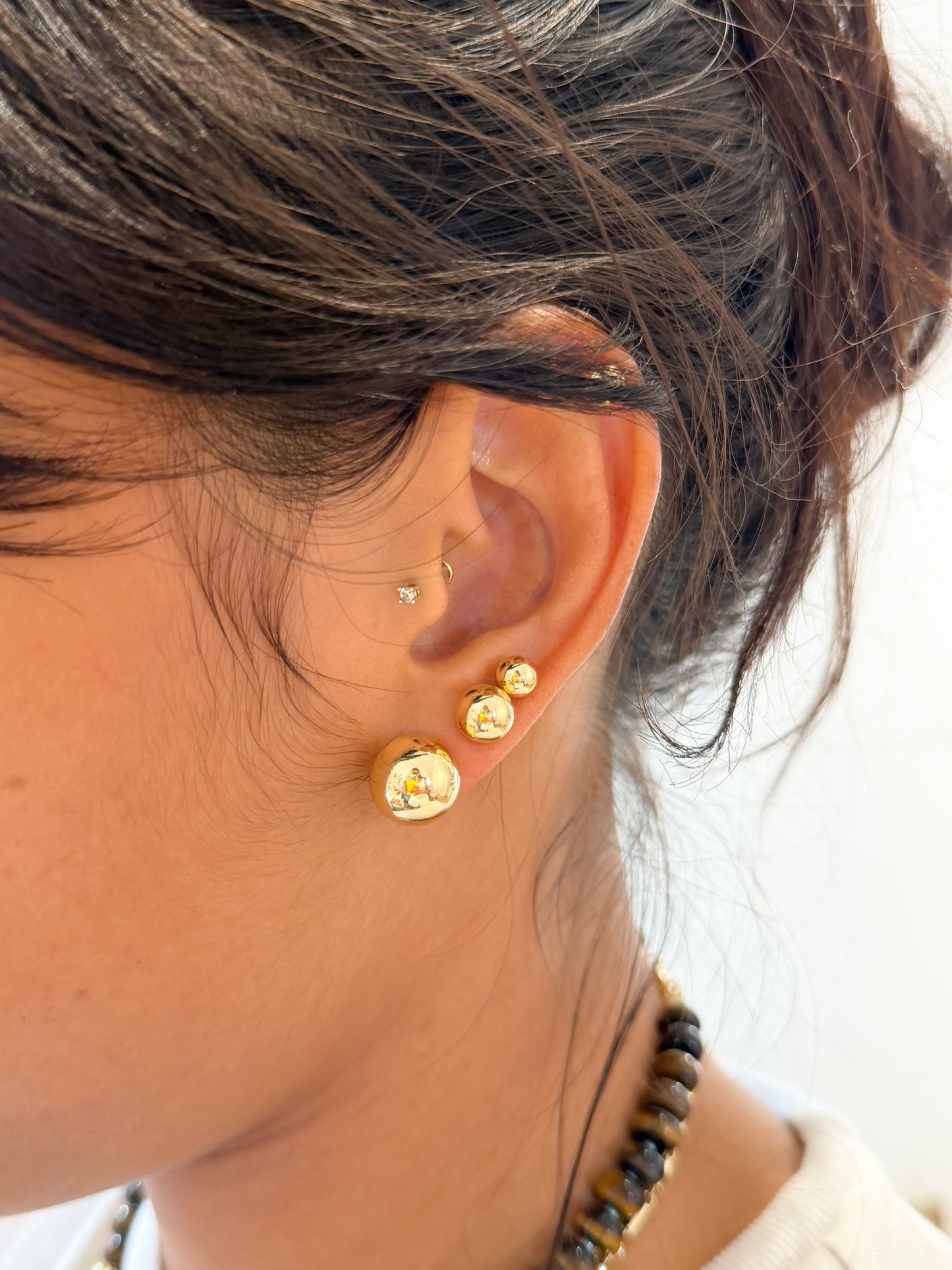 Classic Gold Ball Studs (small)
