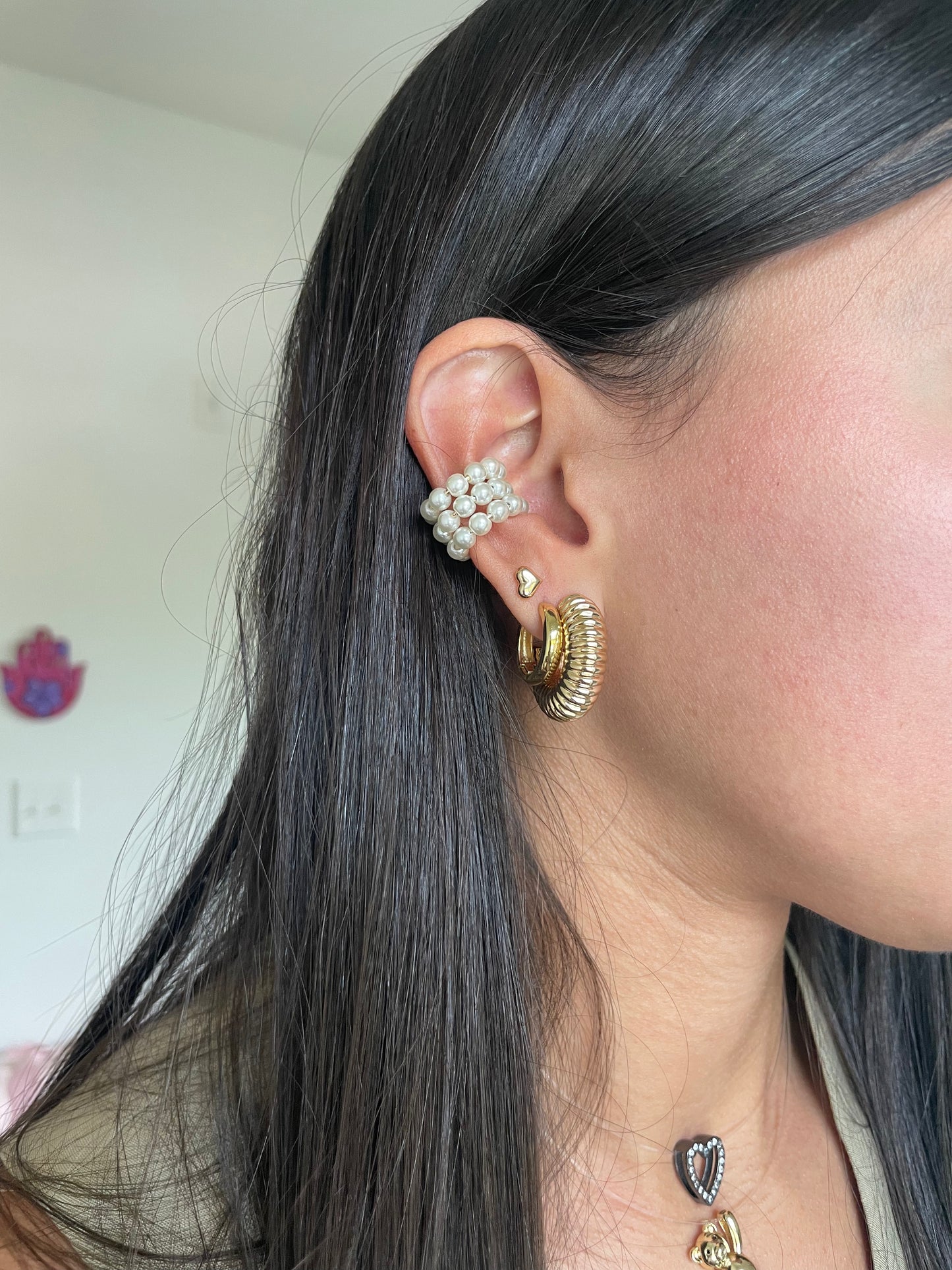 Ear cuff de perla