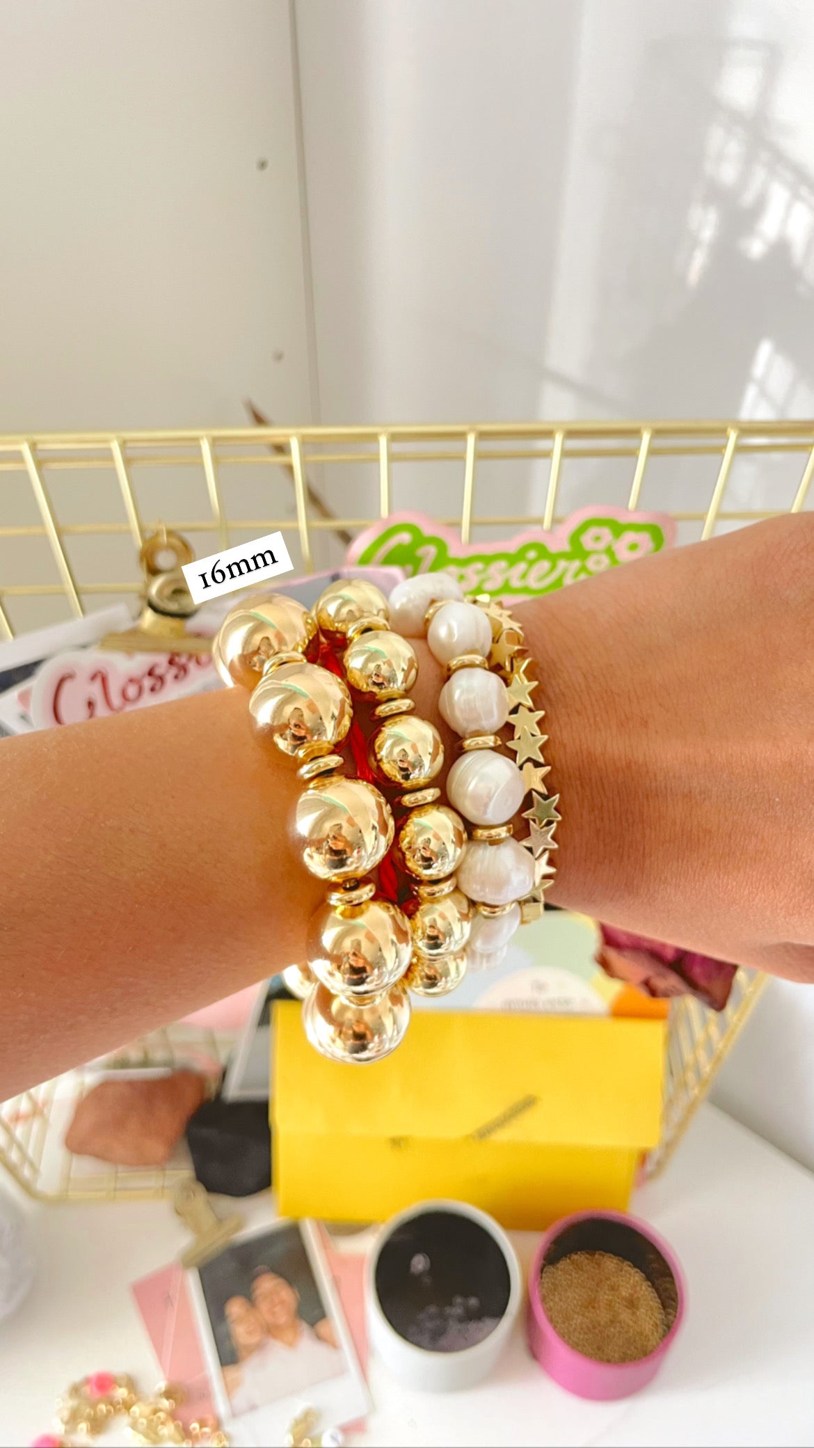 Pulsera de balines 16mm