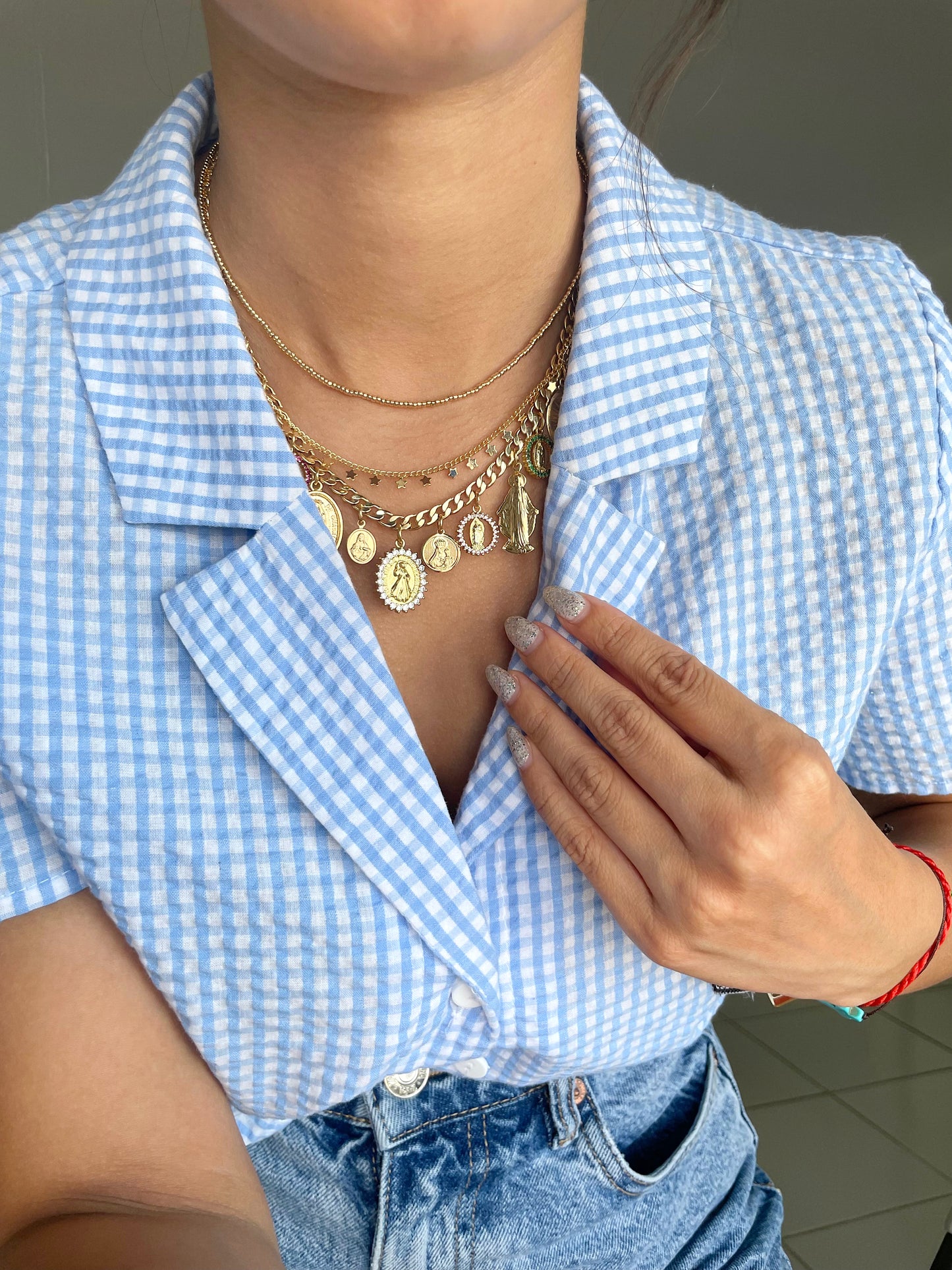 Beaded Necklace 2mm💧