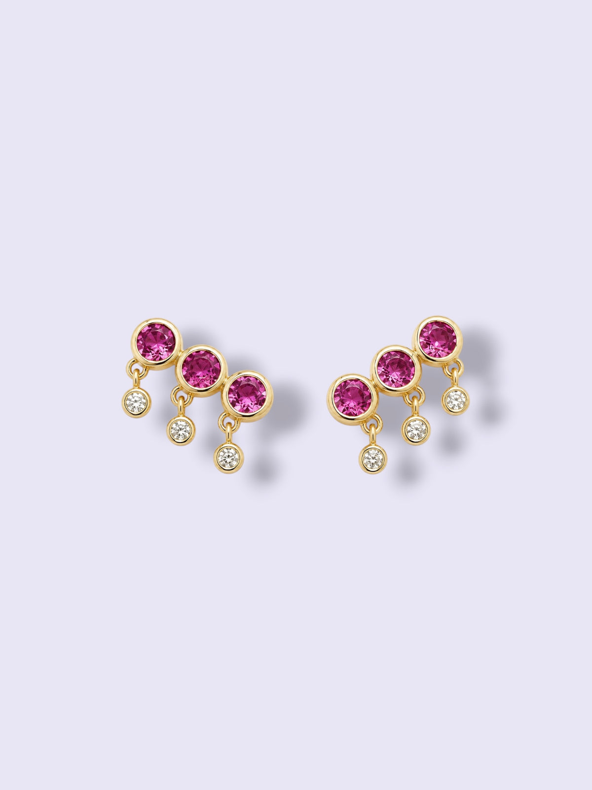 Pink Spark Earrings