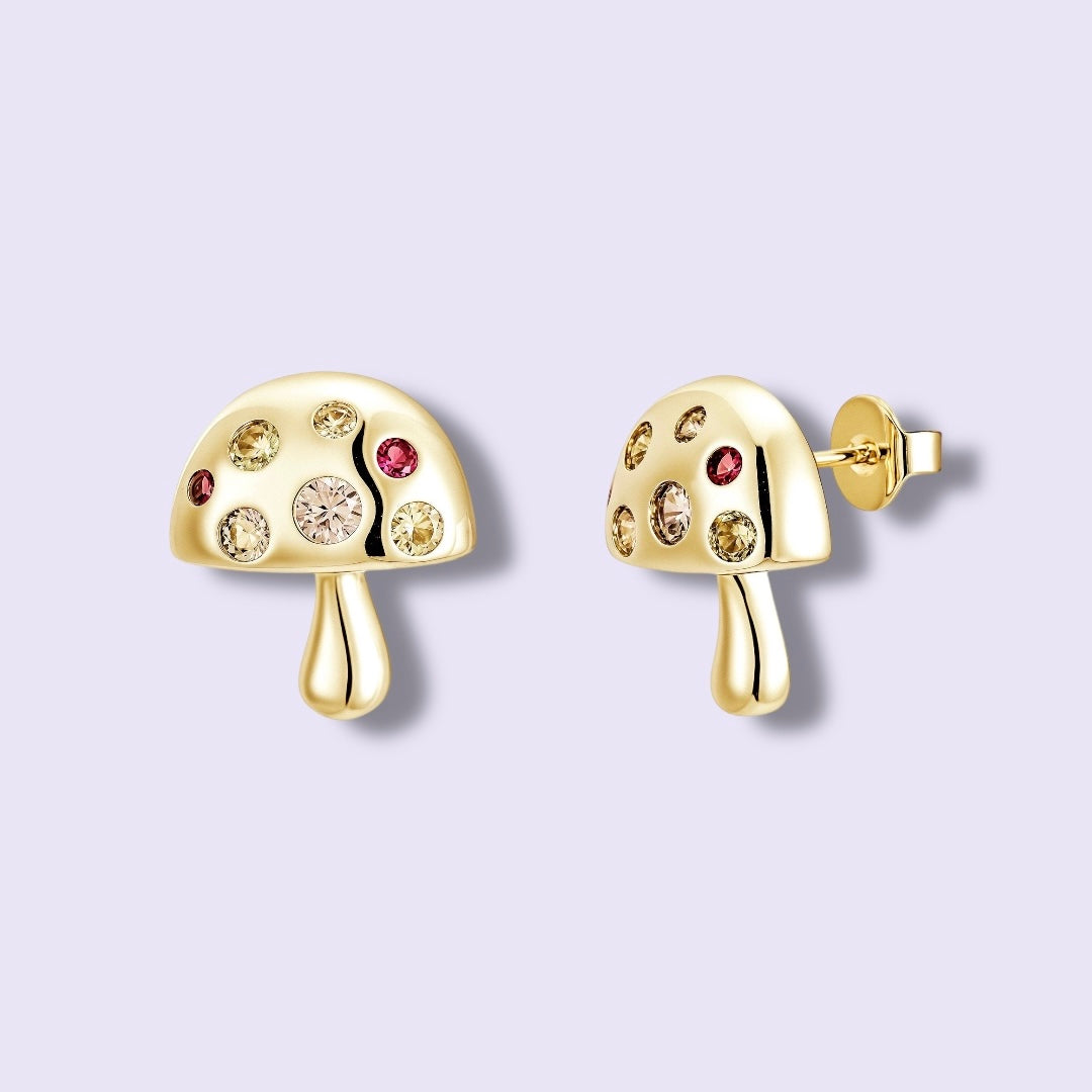 Mushroom Earrings