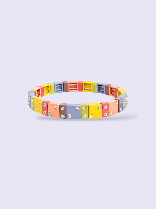 Candy Mosaic Stretch Bracelet