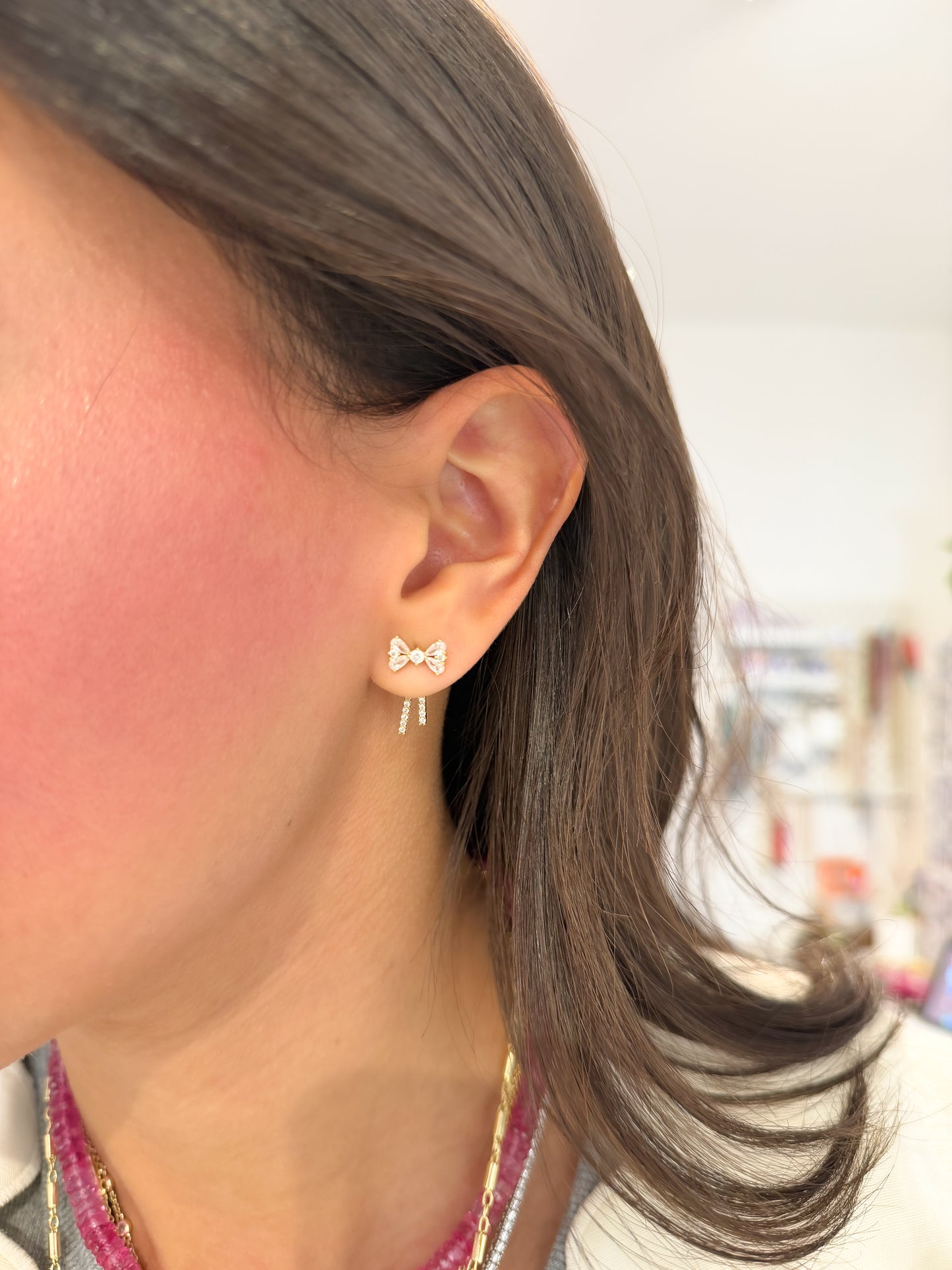 Sparkle Bow Earrings