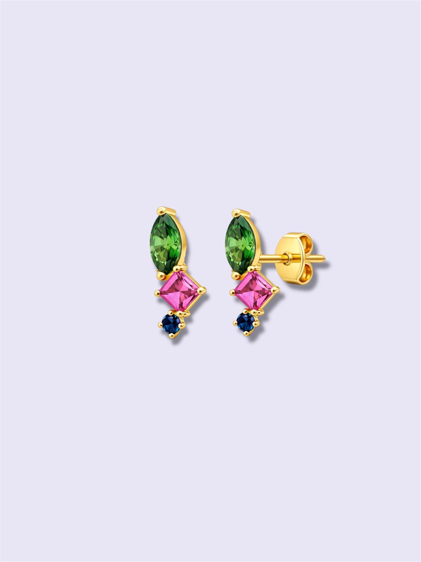 Rainbow Spark Studs