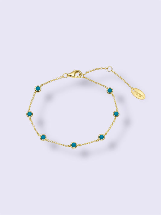 Turquoise Drops Bracelet