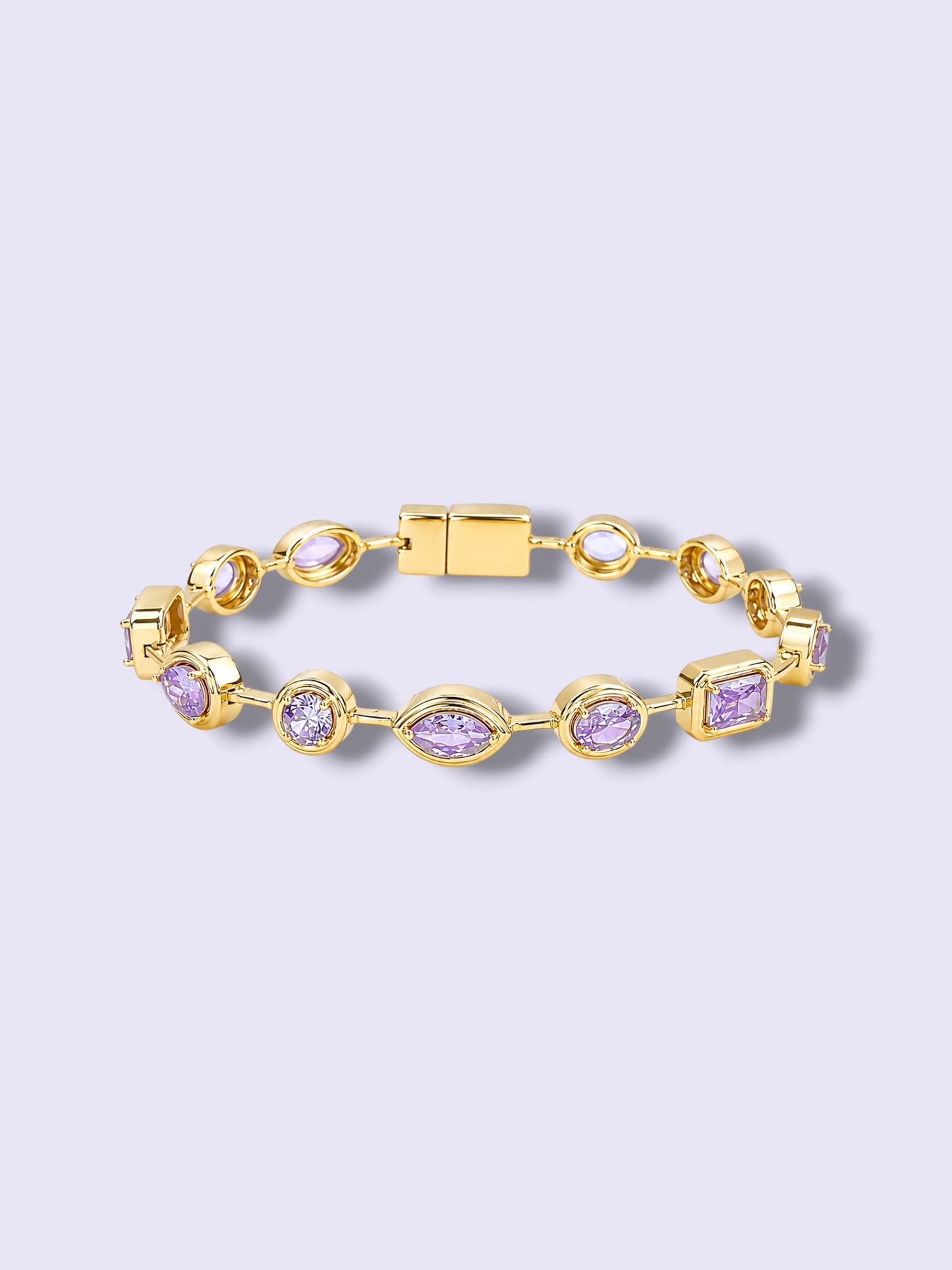 Lavender Mosaic Bracelet