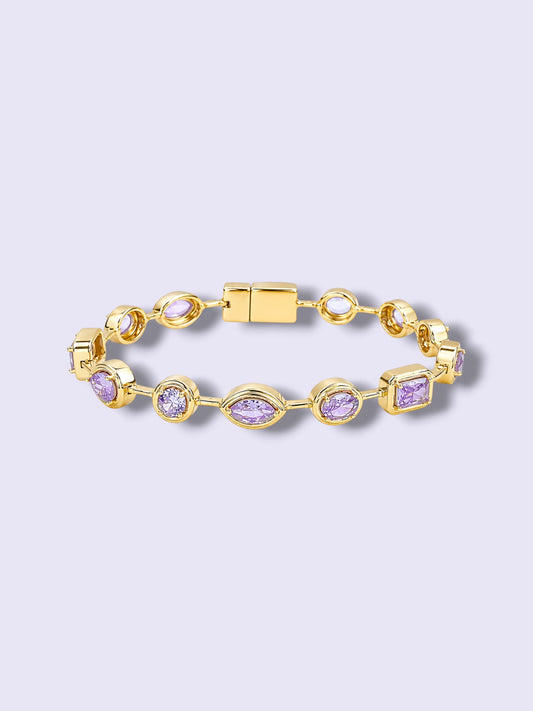 Lavender Mosaic Bracelet