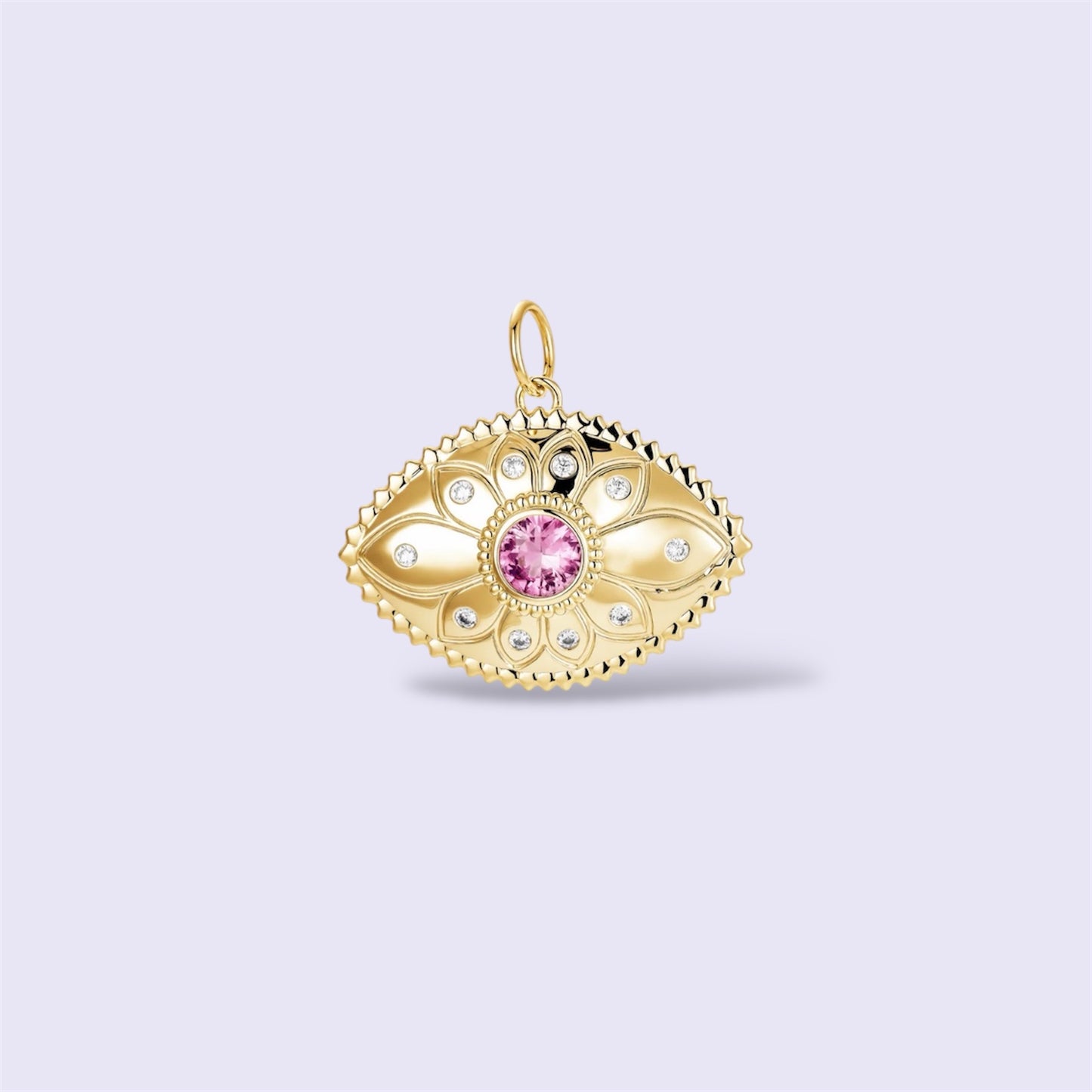 Radiant Petal Eye Charm