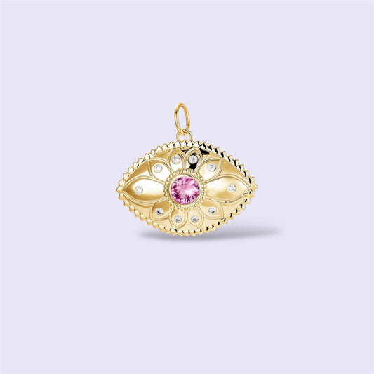 Radiant Petal Eye Charm