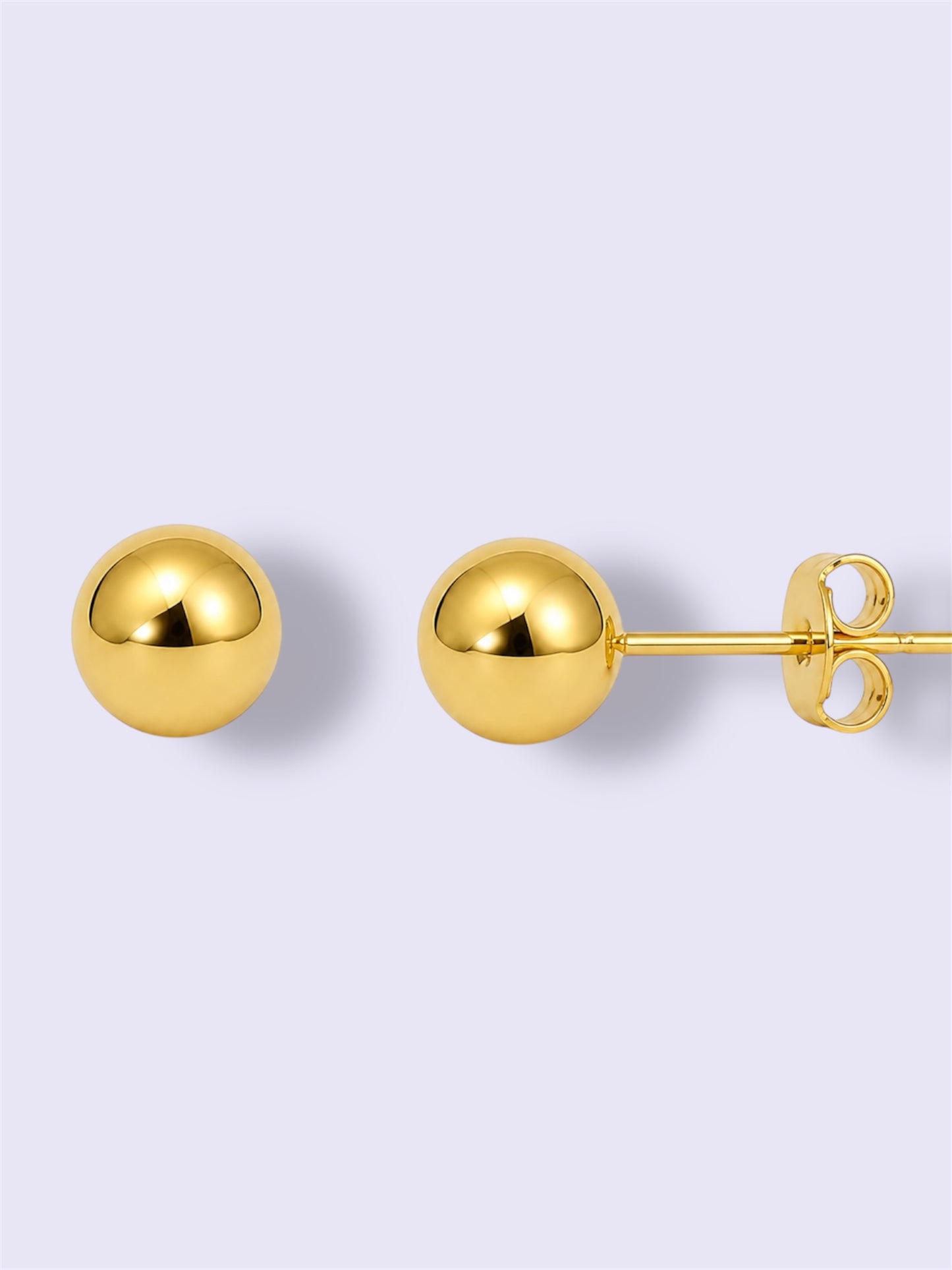 Classic Gold Ball Studs (large )