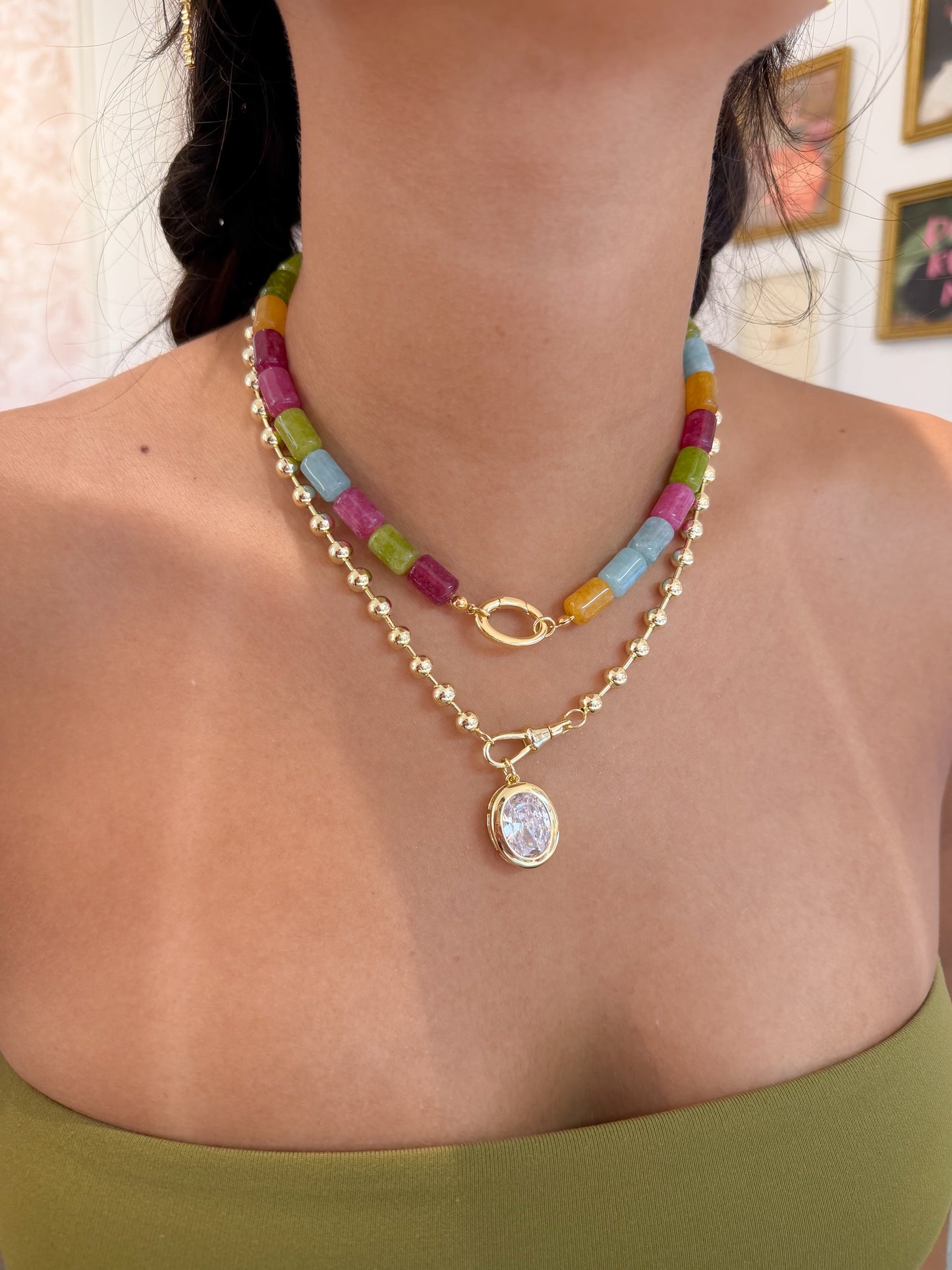Golden Bead Necklace