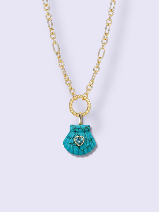 Turquoise Shell Necklace