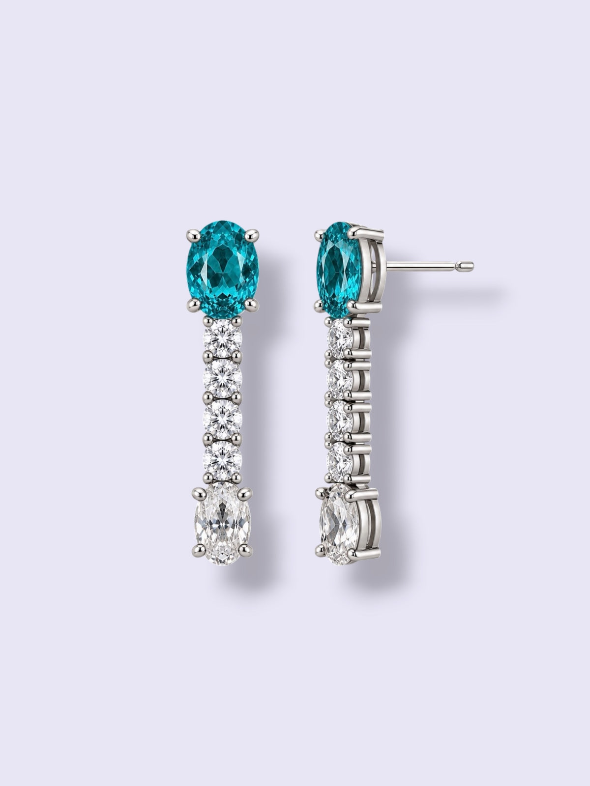 Aqua Glow Earrings