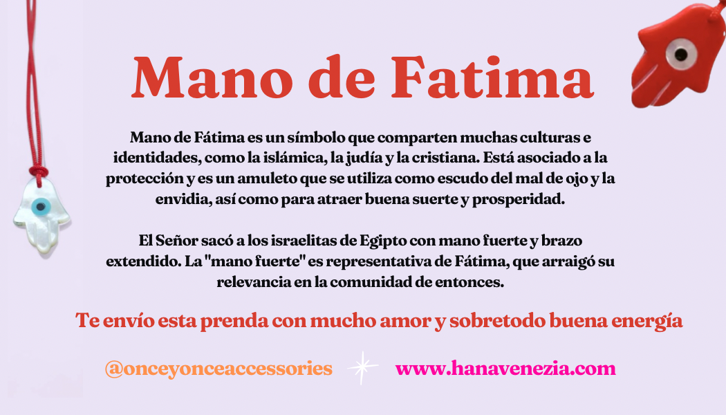 Mano de Fátima Roja