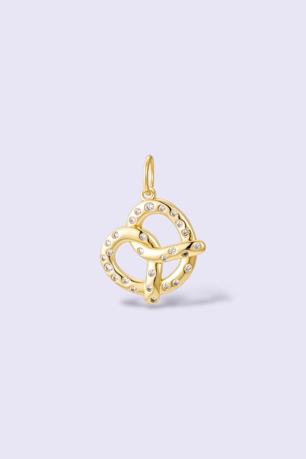 Golden Pretzel Charm