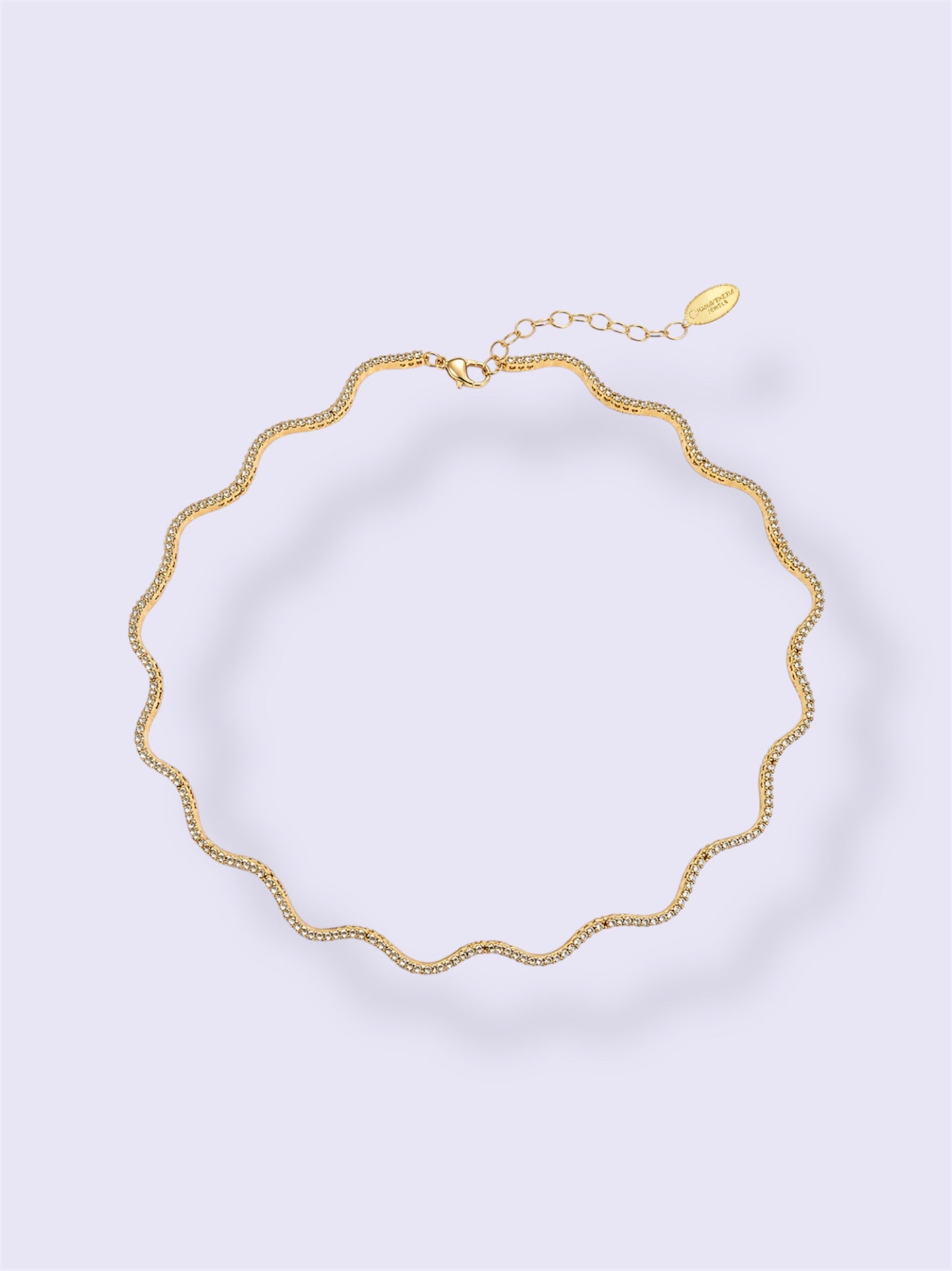 Golden Wave Necklace