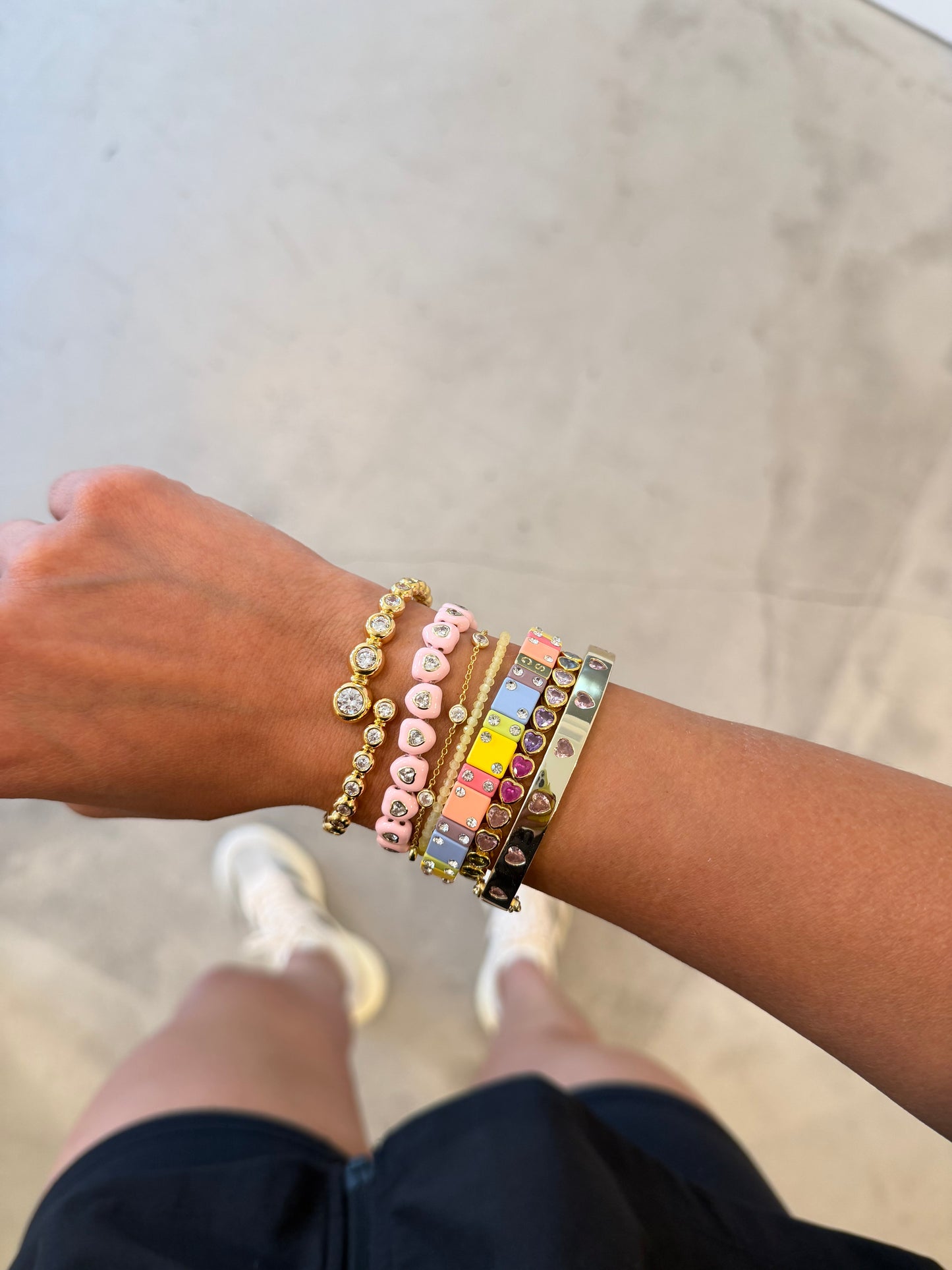 Candy Mosaic Stretch Bracelet