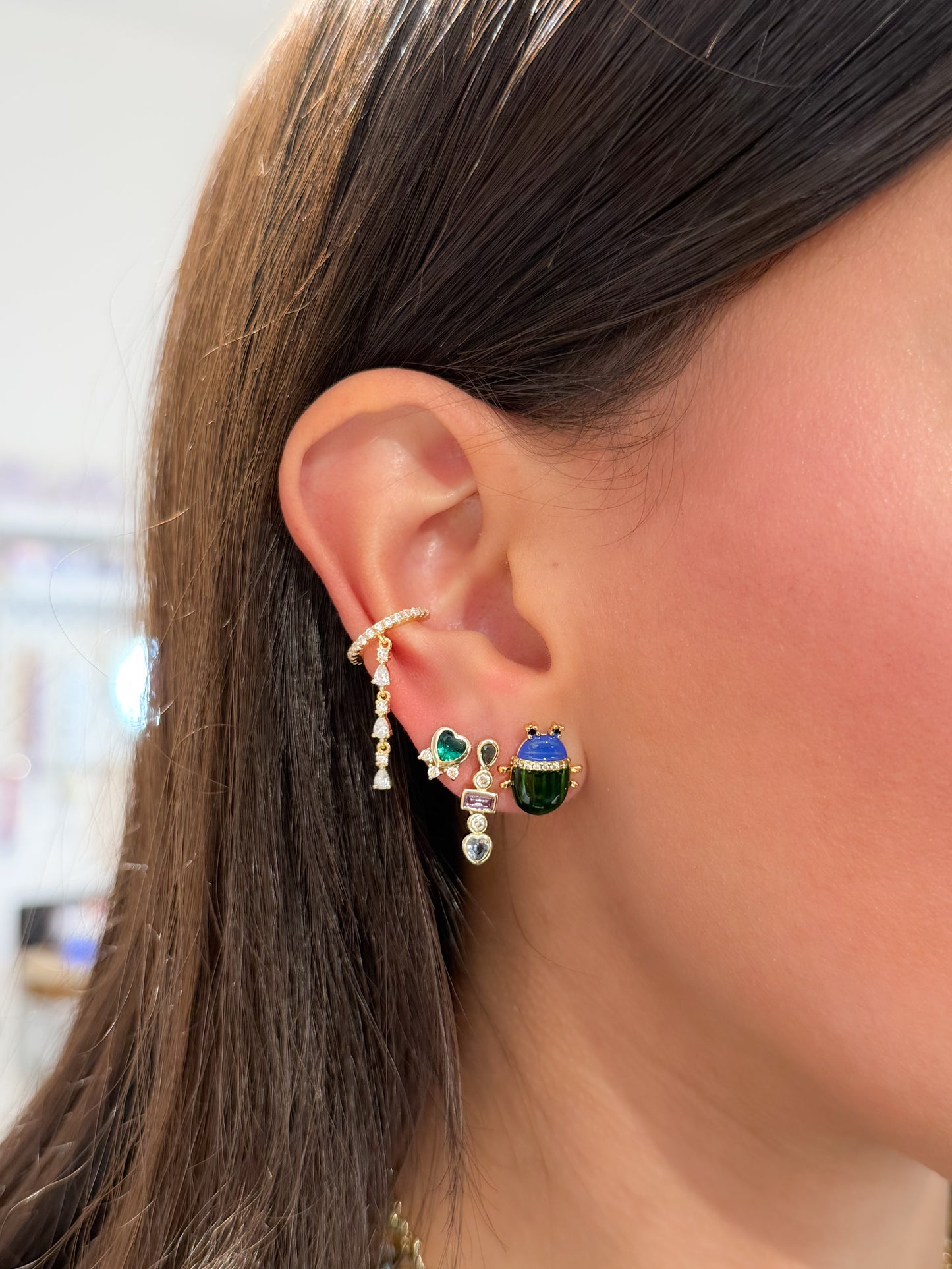Royal Scarab Earrings