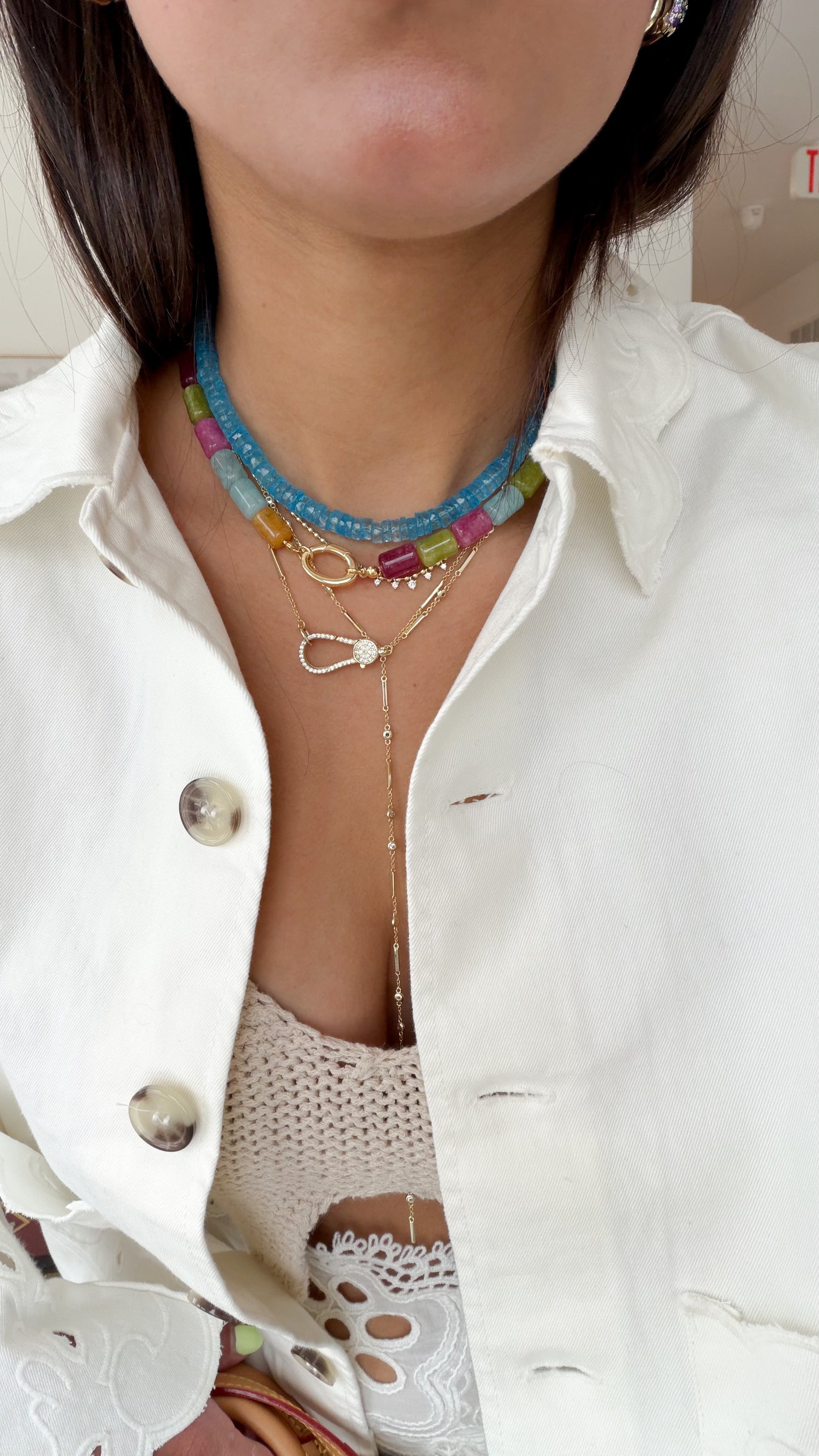 Blue Topaz Necklace