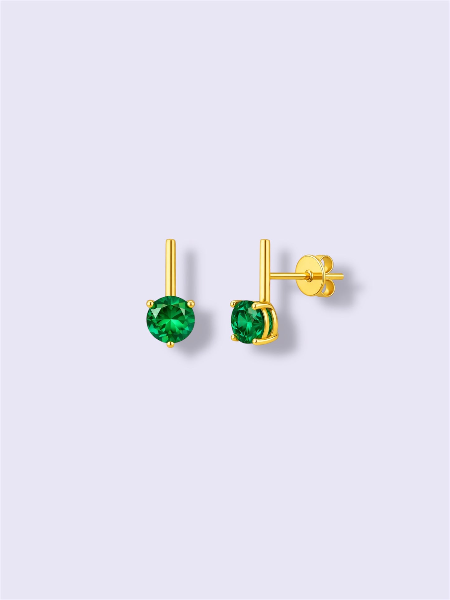 Emerald Grace Small Earrings