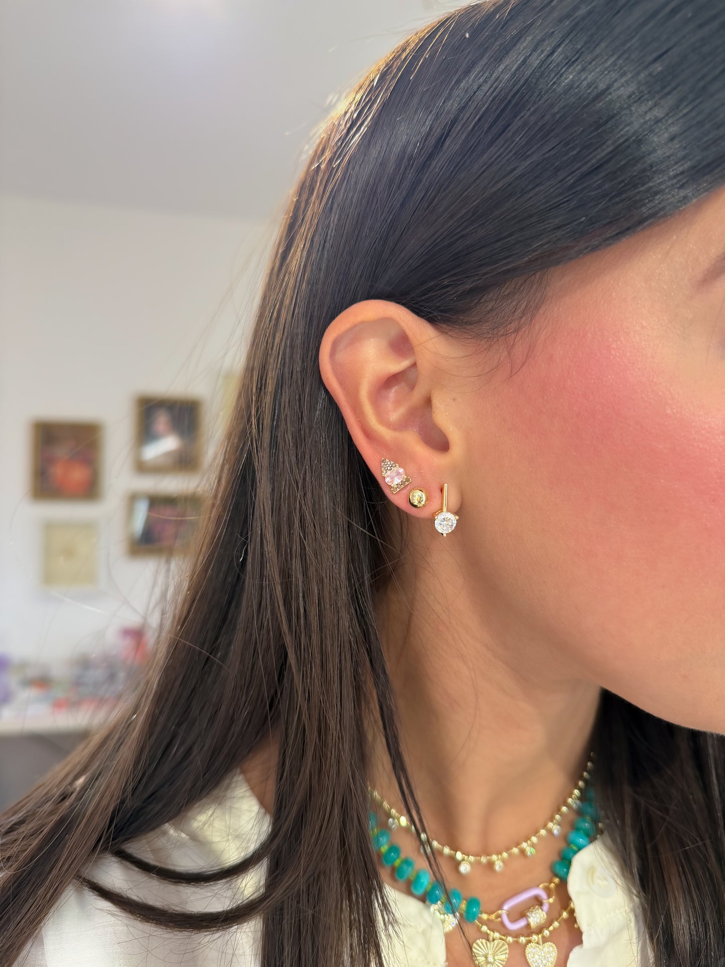 Pink Martini Earrings