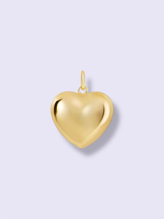 Golden Heart Charm