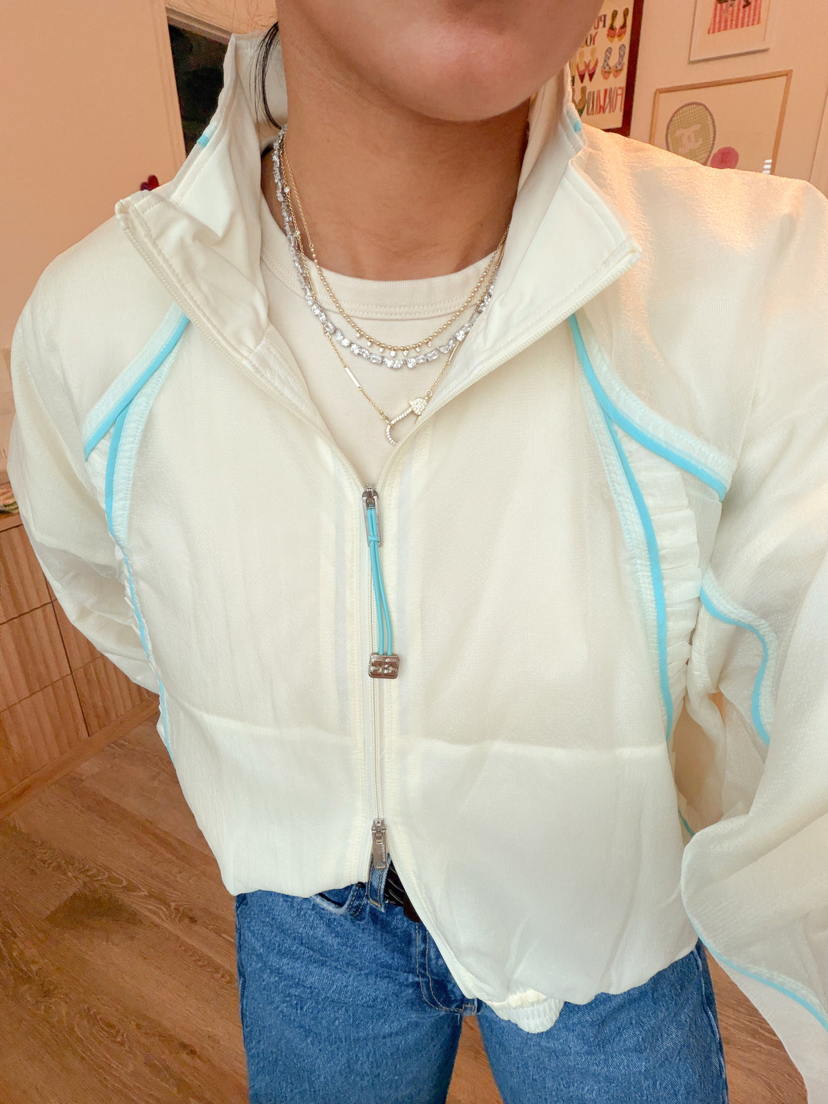 Silver Mixed Cut Tennis Necklace